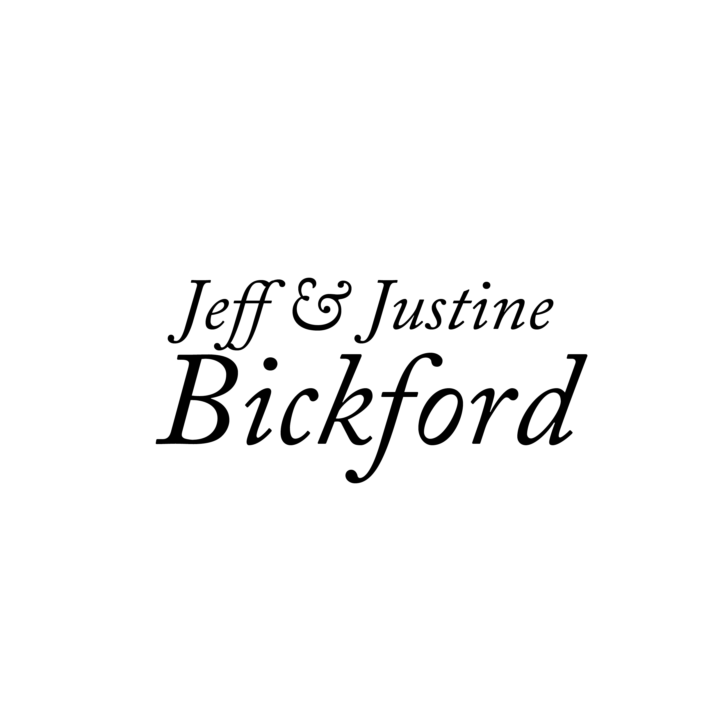 Jeff and Justine Bickford